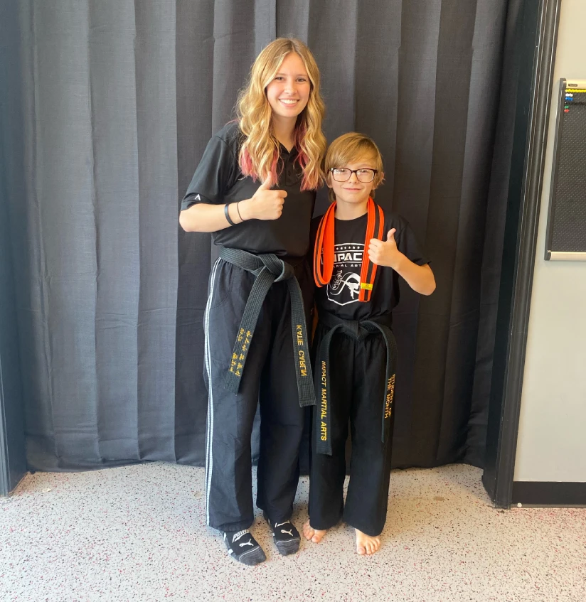 kids in Angola martial arts class improving focus, discipline, and listening skills through martial arts training